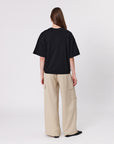 Marlow Balanced Oversized Tee Black