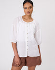 Marlow Cannes Blouse Ivory