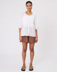 Marlow Cannes Blouse Ivory