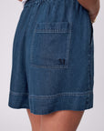 Marlow Chambray Short Dark Denim