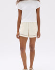 Assembly Label Kenzie Twill Shorts Cream