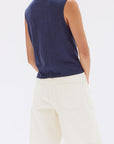 Assembly Label Kiana Linen Tank Navy