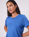 Marlow Level Short Sleeve Tee Azure