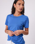 Marlow Level Short Sleeve Tee Azure