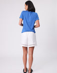 Marlow Level Short Sleeve Tee Azure