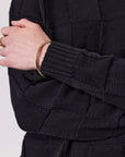 Marlow Manhattan Crew Neck Knit Black