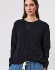 Marlow Manhattan Crew Neck Knit Black