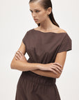 Marle Costa Dress Cocoa