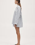 Marle Edie Shirt Cerulean Stripe