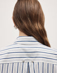 Marle Edie Shirt Cerulean Stripe