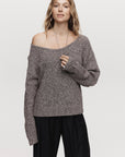 Marle Auguste Jumper Chocolate Melange