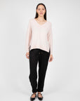 Marlow Virgo V Neck Knit Rosewater