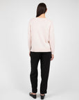 Marlow Virgo V Neck Knit Rosewater