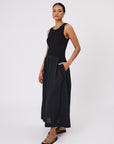 Marlow Media Maxi Dress Black