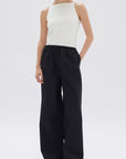 Assembly Label Philippa Poplin Pant Black