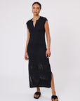 Marlow Prima Knit Maxi Dress Black