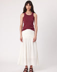 Remain Fallon Maxi Skirt Ivory