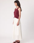 Remain Fallon Maxi Skirt Ivory