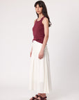 Remain Fallon Maxi Skirt Ivory