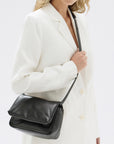 Assembly Label Skye Leather Crossbody Bag Black