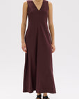 Assembly Label Thalia V Neck Maxi Dress Fig