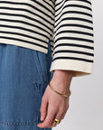 Marlow Tides Boat Neck Stripe Knit