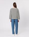 Marlow Tides Boat Neck Stripe Knit