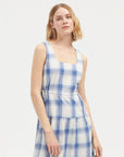 Nice Things Dress Blue Check