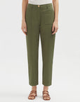 Nice Things Cotton Pocket Pants Khaki