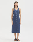 Nice Things Striped Indigo Dress