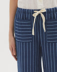 Nice Things Striped Indigo Pants